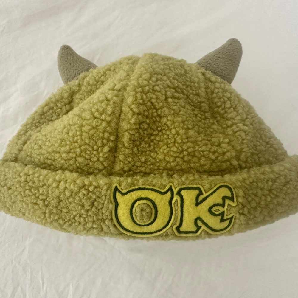 Japan Tokyo Disney Resort Monsters University Fluffy Hat Cap Ears